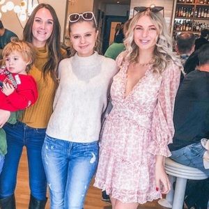 Open Back Floral Dress